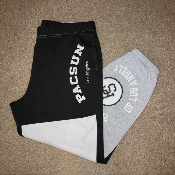 Pacsun Colorblock Spliced Jogger Sweatpants - Picture 4 of 10